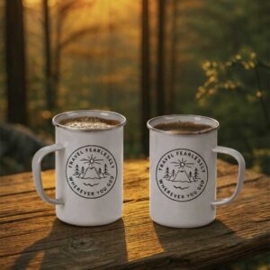 Enamel Coffee Mug – 600ml